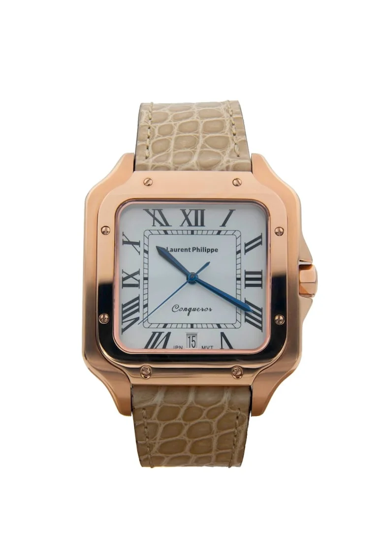 Ceas Conqueror Spirit of the Rose Desert Pearl cu finisaj Rose Gold