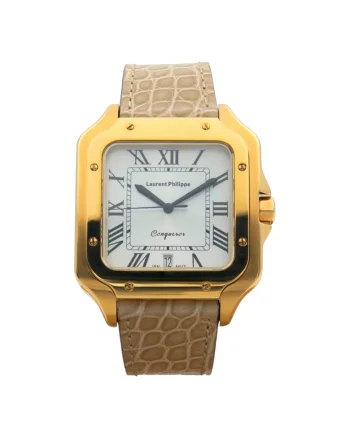 Ceas cu o curea cu model mockcroc Conqueror The Golden Empress