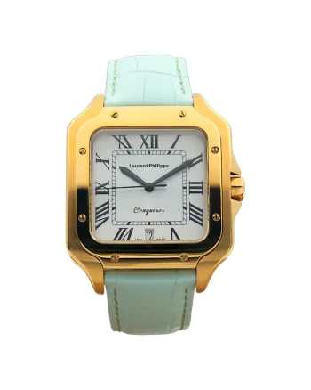 Ceas Conqueror The Golden Empress Nude Mint cu finisaj Auriu, Otel Inoxidabil