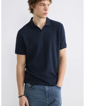 Tricou polo de bumbac, Albastru ultramarin