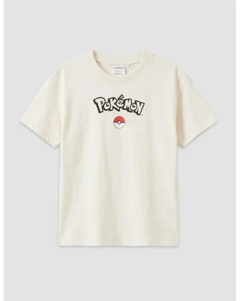 Tricou cu model grafic, Galben/Portocaliu/Bej deschis