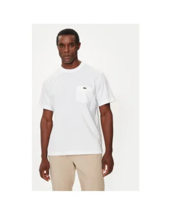 Tricou barbati,  304585920, Bumbac, Alb, Alb