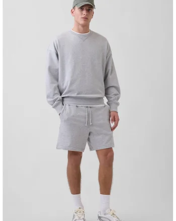 Pantaloni-bermude de trening cu snur unisex