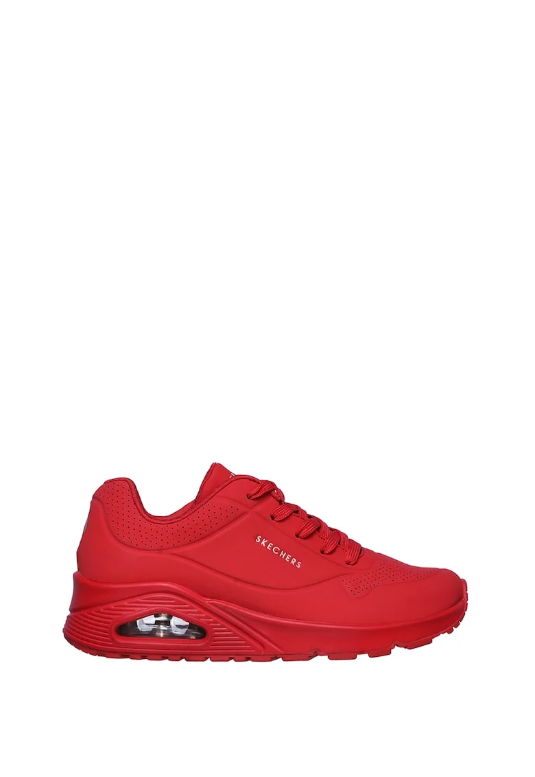 Pantofi sport de piele ecologica cu detaliu logo Uno