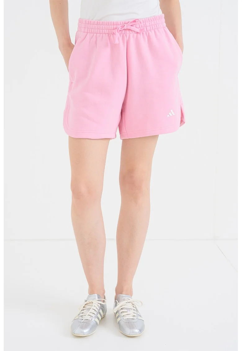 Pantaloni scurti de trening relaxed fit 3-Stripes, Roz