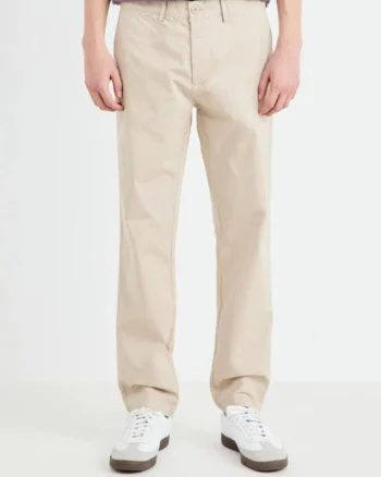 Pantaloni slim fit din poplin