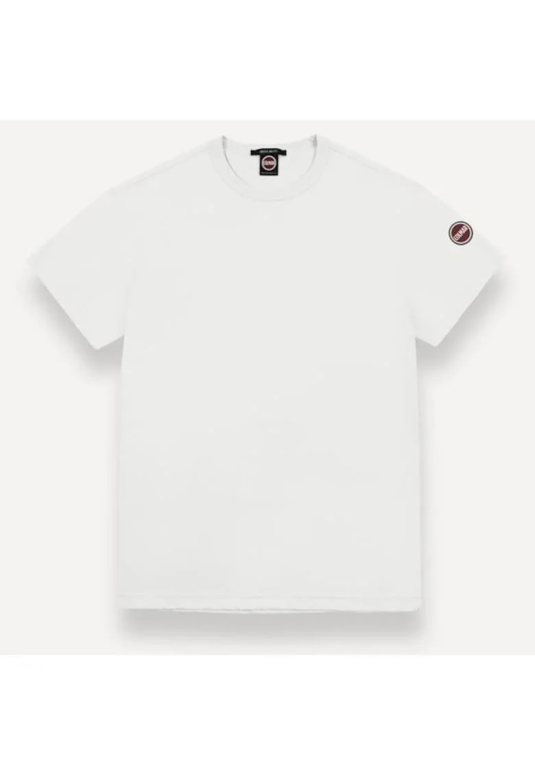 Tricou regular fit din bumbac cu decolteu la baza gatului
