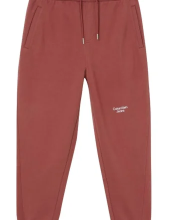 Pantaloni de trening cu logo si talie ajustabila,