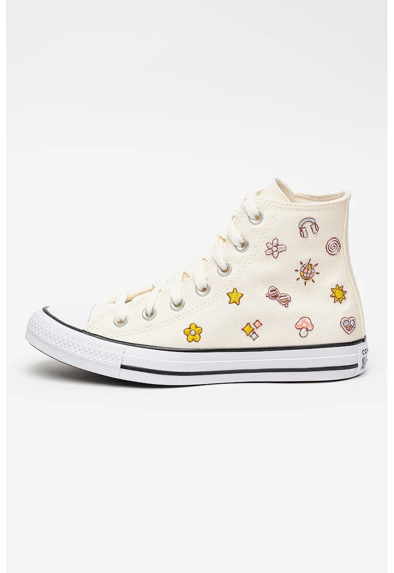 Pantofi sport cu broderie Chuck Taylor All Star Retro, Roz/Crem
