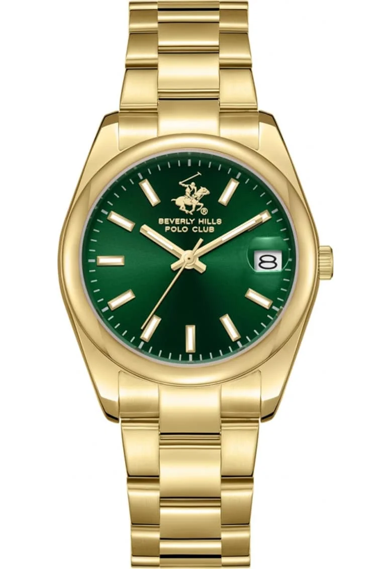 Ceas de dama BEVERLY HILLS BP3649X.170 verde fashion, ideal ca si cadou