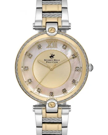 Ceas de dama BEVERLY HILLS BP3585X.220, cu un design elegant si aurit, perfect pentru un cadou