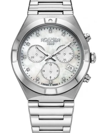 Ceas de dama  987837 41 20 20 argintiu, fashion sportiv cu diamante