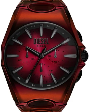 Ceas barbatesc  DZ4693, rosu in stil fashion
