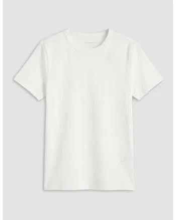 Tricou uni regular fit, Alb murdar