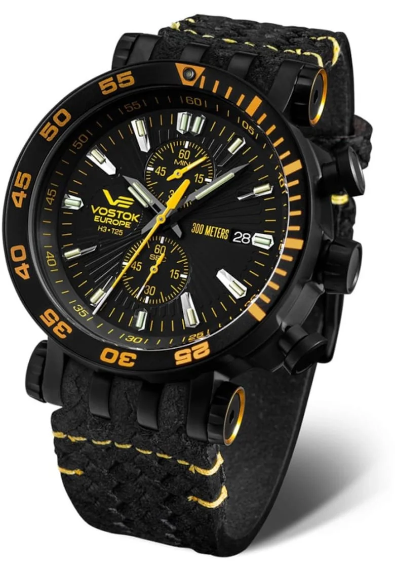 Setul masculin  VK61-575C589, negru, clasic, cu o curea suplimentara