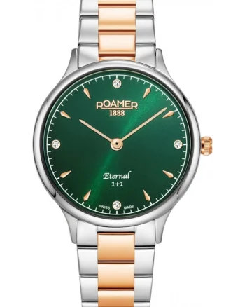 Ceas de dama  863857 49 75 50 verde clasic pentru cuplu