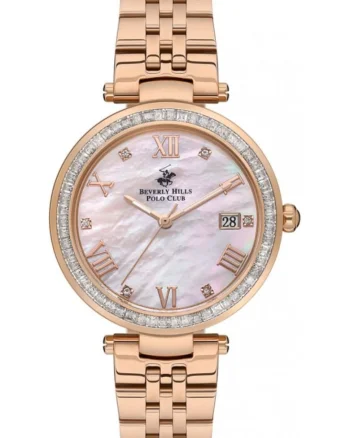 Ceas de dama BEVERLY HILLS BP3583X.480 roz, in tendinte, perfect pentru cadou