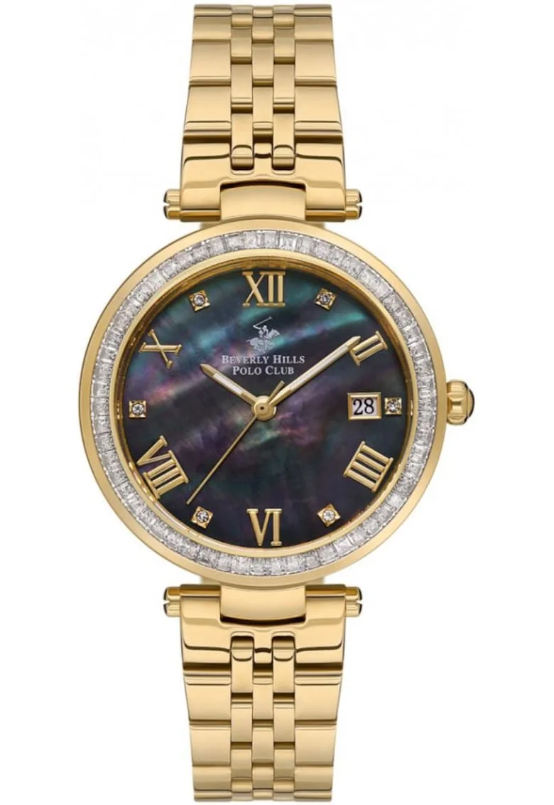 Ceas de dama BEVERLY HILLS BP3583X.120, aurit, in stil fashion, ideal ca si cadou