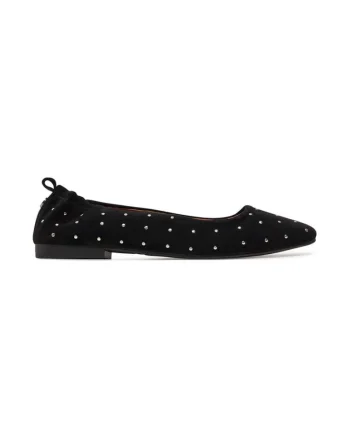 Balerini dama,  304417, Piele naturala,, Negru