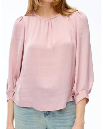 Bluza vaporoasa cu maneca trei sferturi