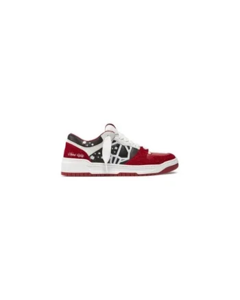 Pantofi sport barbati  304908248, Piele naturala, Rosu, Rosu