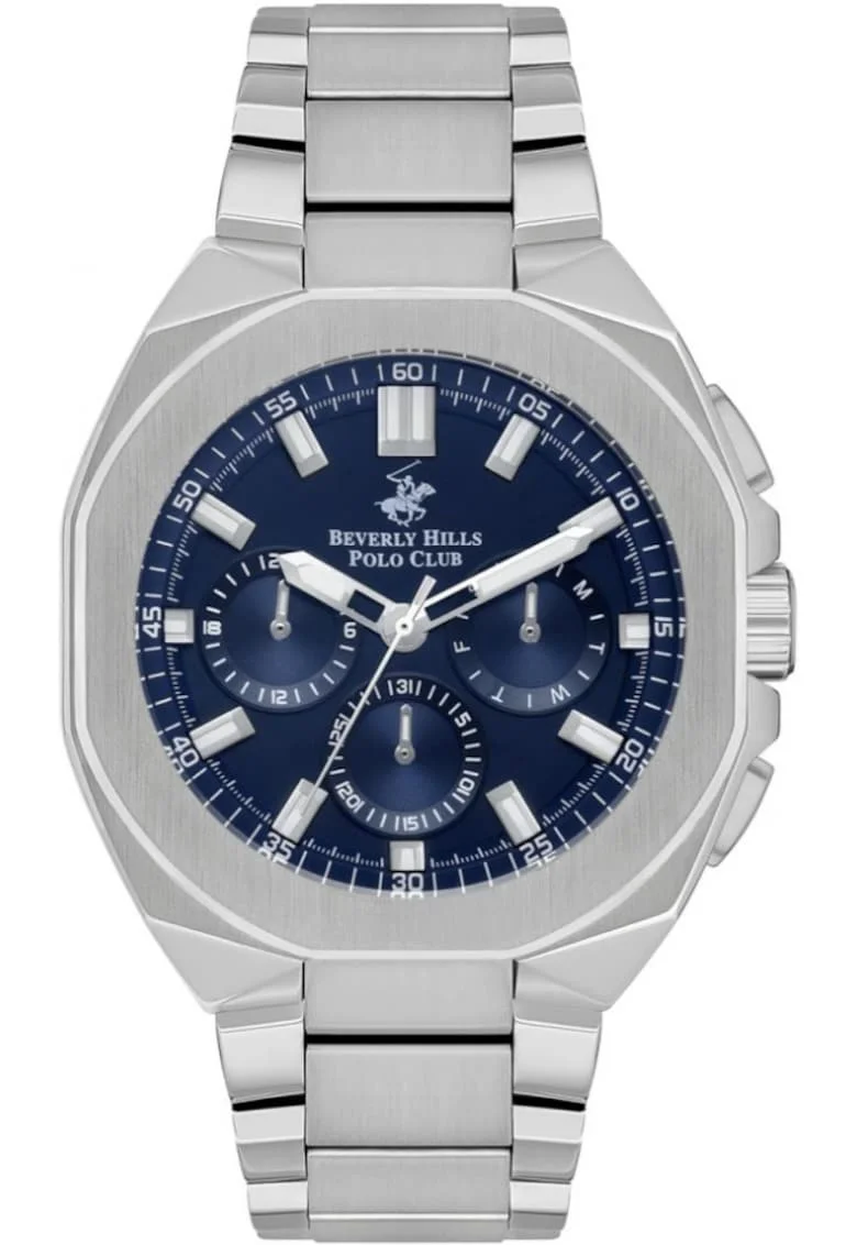 Ceas de barbati BEVERLY HILLS BP3537X.390, bleumarin de moda, cadou perfect