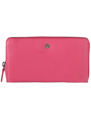 Portofel dama piele naturala 19 x 10.5 x 3 cm, Spongy Nappa,, Roz