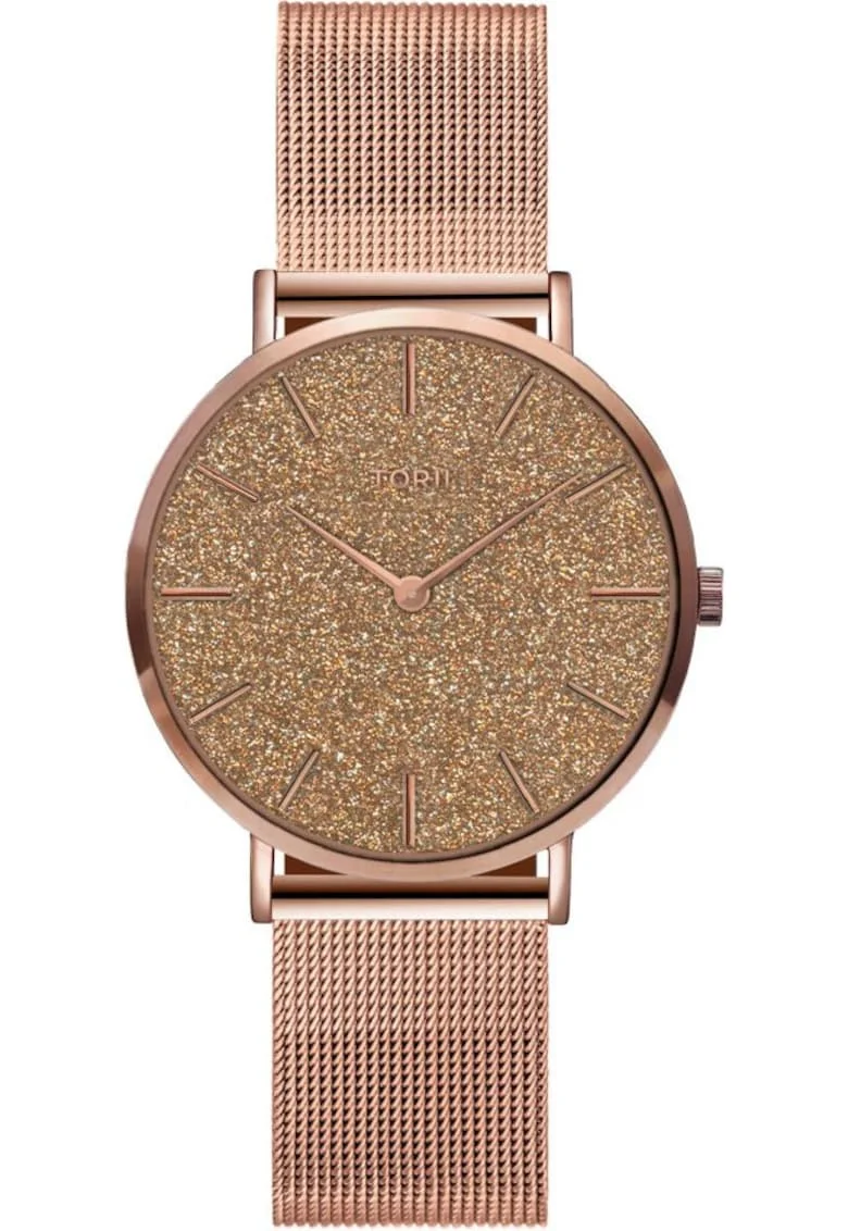 Ceas de dama  R34RS.3R, roz si aur roz fashion