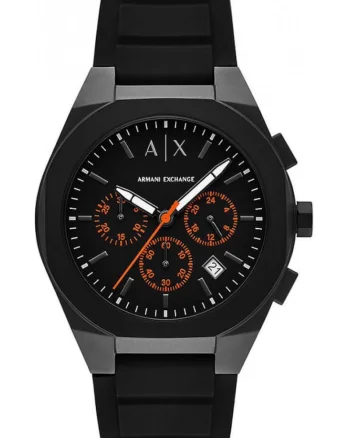 Ceas de lux pentru barbati  AX4198, negru de moda