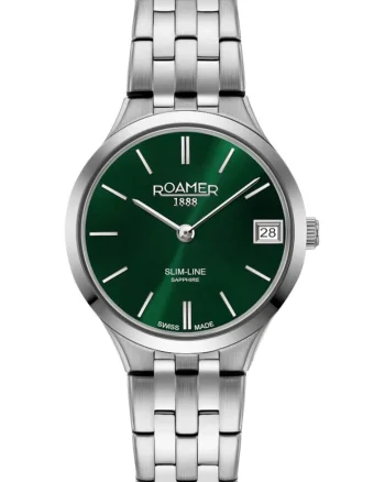 Ceas de dama  512857 41 75 20 verde clasic pentru cupluri