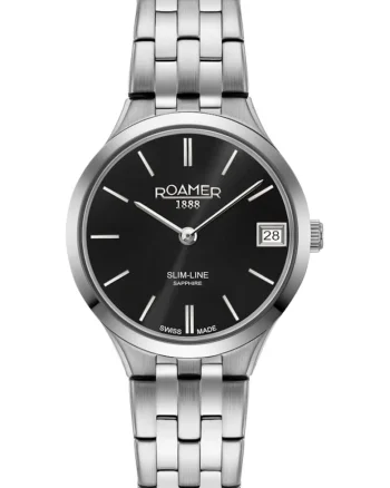 Ceas de dama  512857 41 55 20 argintiu clasic pentru cupluri