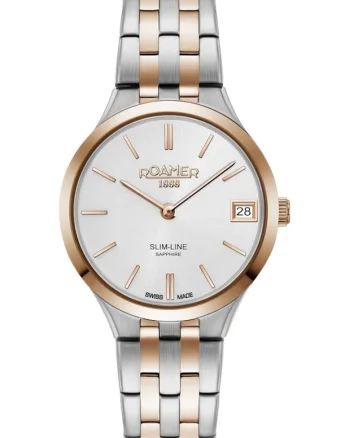 Ceas de dama  512857 49 15 20, roz cu aur roz clasic pentru cupluri