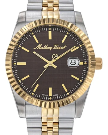 Ceas barbatesc MATHEY-TISSOT H810BM, auriu, clasic