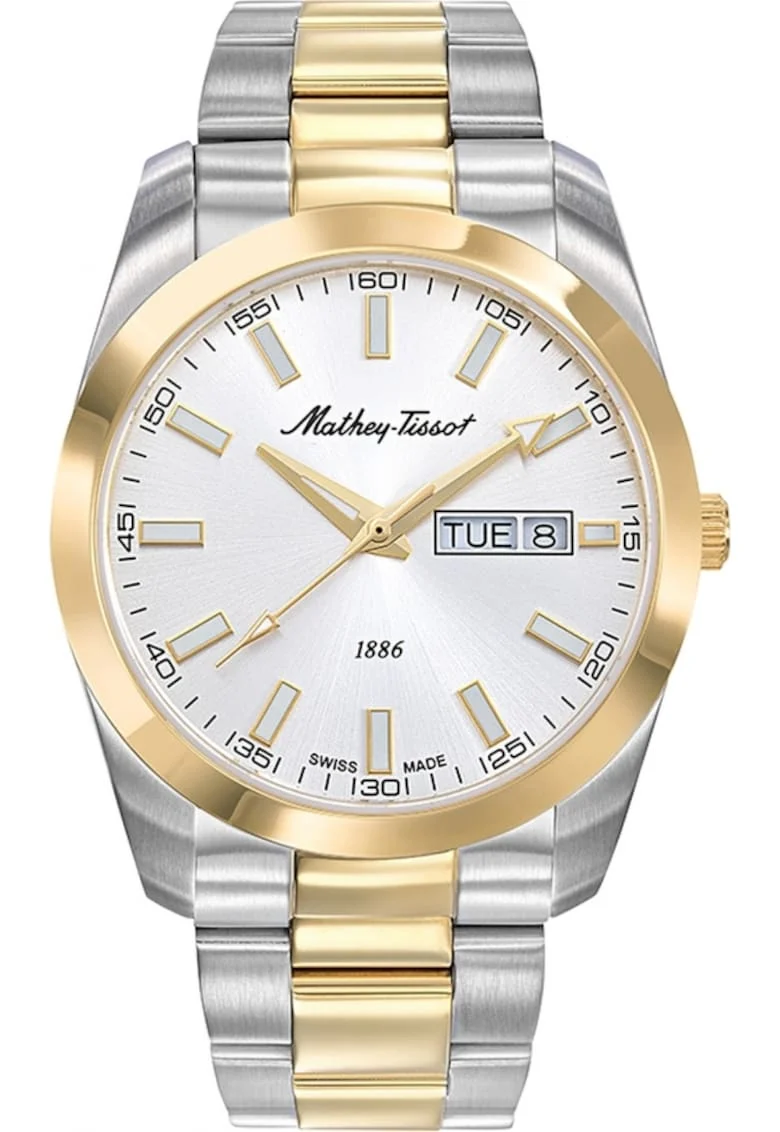 Ceas de mana pentru barbati MATHEY-TISSOT H453BI, clasic, de culoare aurie