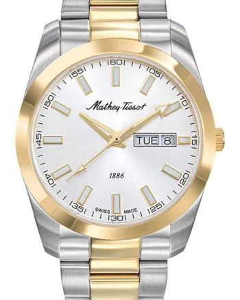 Ceas de mana pentru barbati MATHEY-TISSOT H453BI, clasic, de culoare aurie