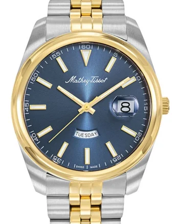 Ceas de barbati MATHEY-TISSOT H510BBU, clasic, in culoare bleumarin