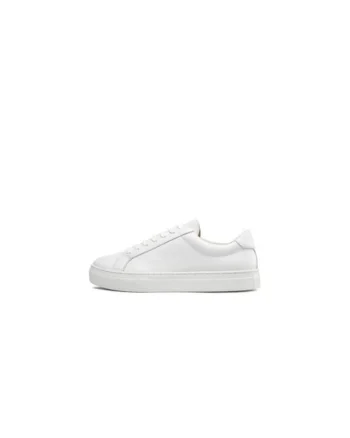 Pantofi sport barbati  300155141, Piele naturala, 46 EU, Alb