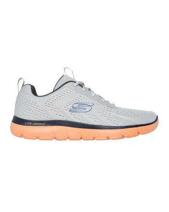 Pantofi sport low-cut din plasa Summit-Torre, Gri cenusiu