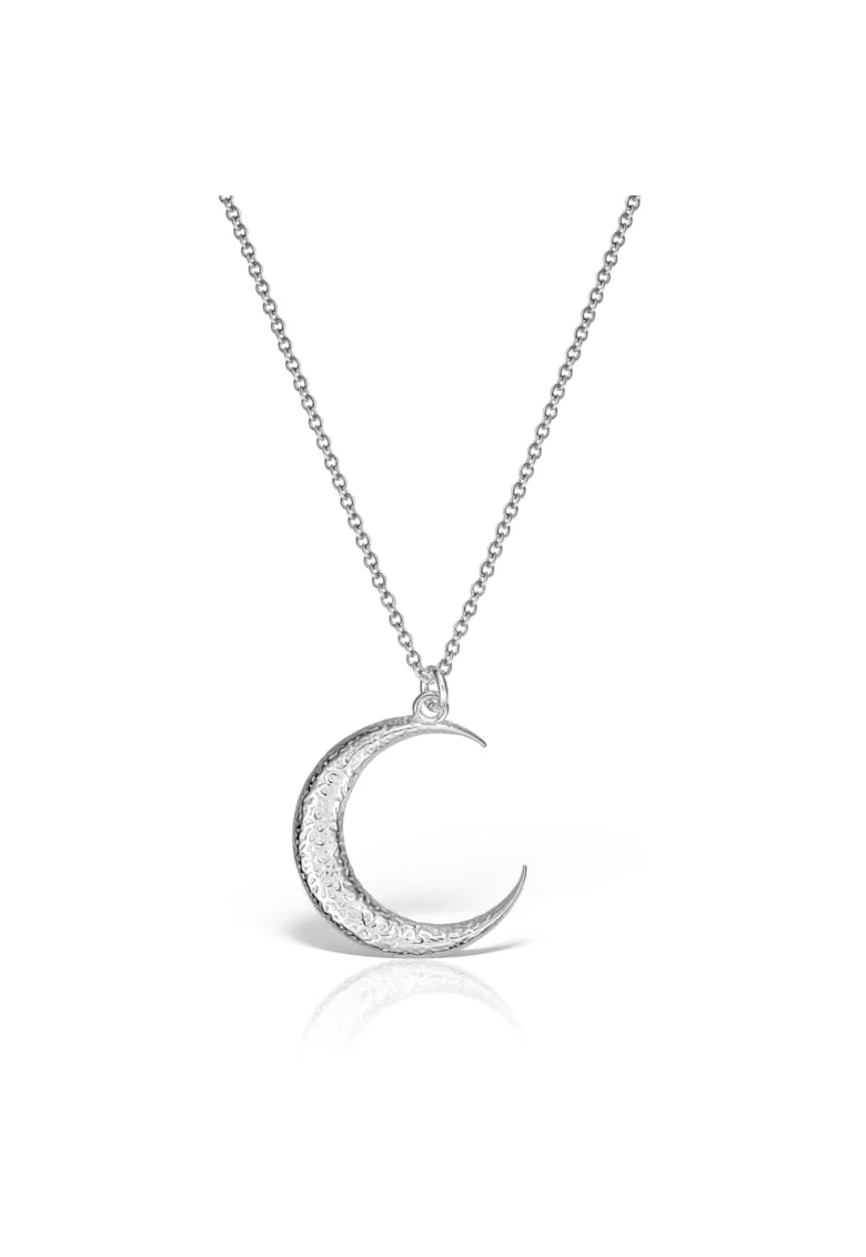 Colier Argint 925 placat cu rodiu cu pandantiv Luna - Moon