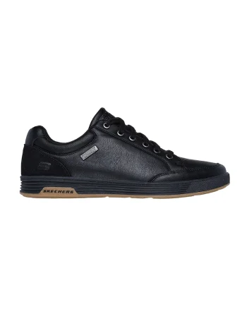 Pantofi sport low-cut de piele ecologica, Negru