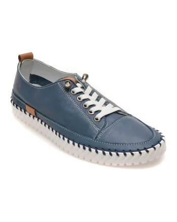 Pantofi sport GRYXX albastri, EV2898, din piele naturala