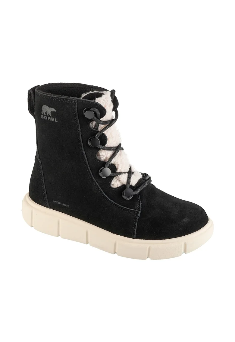 Ghete de iarna dama,  Explorer III Joan Cozy WP 2077981010, Negru