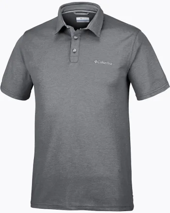 Tricou polo barbati,  Poliester, Gri, Gri