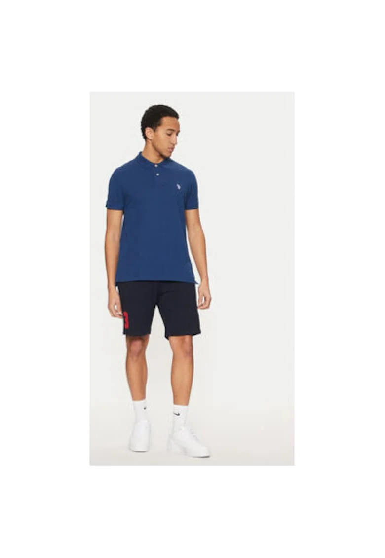 Tricou barbati,  305230089, Bumbac, Albastru, Albastru
