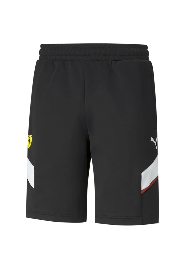 Pantaloni scurti,  Ferrari Race Track Short 599828-01, Negru, Negru