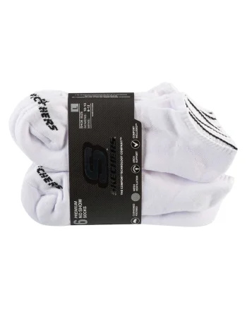 Set sosete Unisex,  6pk Unisex 1/2 Terry Crew Socks S118210-WHT, Alb, 41-46, 6 buc