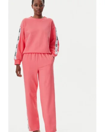 Pijama dama,  305145598, Bumbac/Poliester, Roz