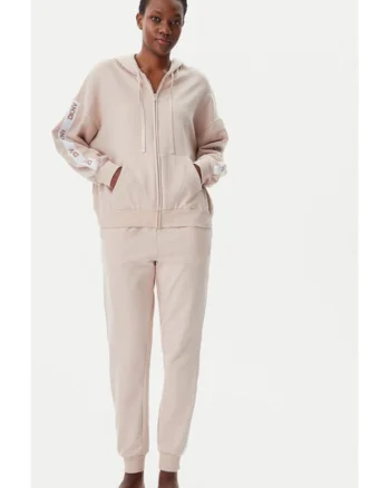 Pijama dama,  305145628, Bumbac/Poliester, Bej