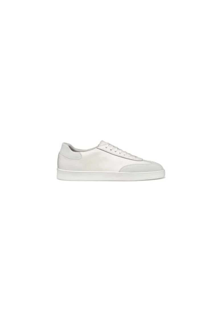 Pantofi sport barbati  304629501, Piele naturala, Alb, Alb