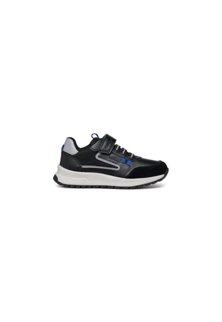 Pantofi sport baieti  303949303, Piele ecologica, Negru, Negru